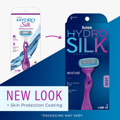 Schick Hydro Silk Moisture: serum Hydra-Boost hidrata durante el deslizamiento.