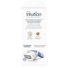 Cabezal pivotante de Schick Intuition Pure Nourishment abraza las curvas para mayor comodidad.