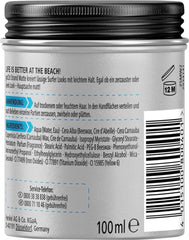 Schwarzkopf Got2B Beach Boy Matt, botella de 100 ml, estilo de peinado con volumen ligero.
