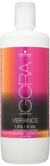 Schwarzkopf Igora Royal loción activadora 1.9% para color uniforme.