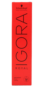 Schwarzkopf Igora Royal tinte pelo 4-0, cobertura de canas y color duradero.