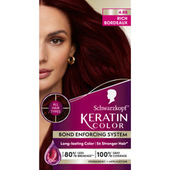 Schwarzkopf Keratin Color crema-teñido: color intenso y cobertura uniforme de raíces a puntas.