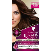 Schwarzkopf Keratin Color, embalaje frontal, color profesional para casa.