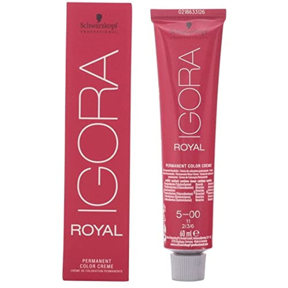 Schwarzkopf Professional Royal Igora 5-00: mezcla 1-1 para color uniforme y duradero.