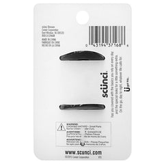 Gancho accesorio cabello Scunci, empaque de 2 unidades, versátil para estilos diarios.