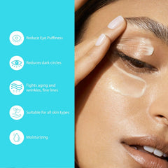 Contorno de ojos SEACALL con vitamina C y cafeína para brillo.