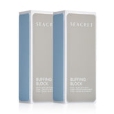 SEACRET Minerals bloque pulidor uñas: tres superficies para brillo suave