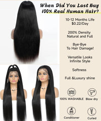 Pelo humano Sealusa recto, densidad 200, brillo suave.