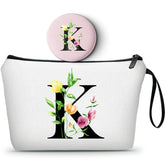 Seamoon bolso cosmético de viaje con espejo, ideal para ordenar productos esenciales