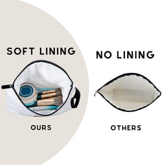 SEAMOON espejo pequeño integrado, útil para retoques rápidos.