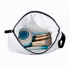 Seamoon bolso maquillaje interior espacioso, guarda herramientas y cosméticos con facilidad