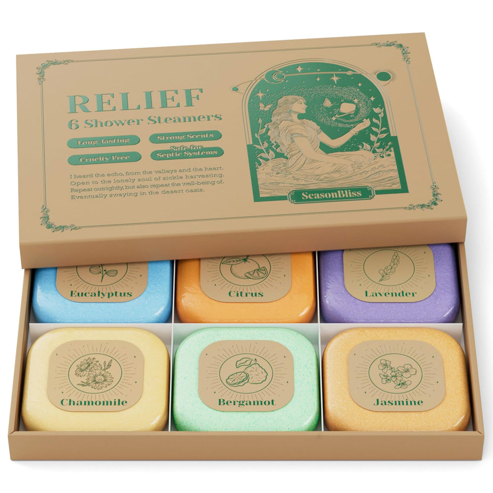 SeasonBliss bombas de ducha seis pack regalo para spa en casa