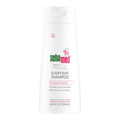 SEBAMED Everyday Shampoo en botella, cuidado suave para cuero cabelludo sensible.