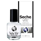 Seche Vite botella de capa superior con brillo duradero para uñas