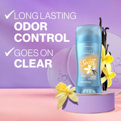 Secret control de olor 72h: frescura constante durante el día.