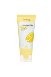 SECRETKEY gel exfoliante limón espumoso para limpieza profunda y revitalización.