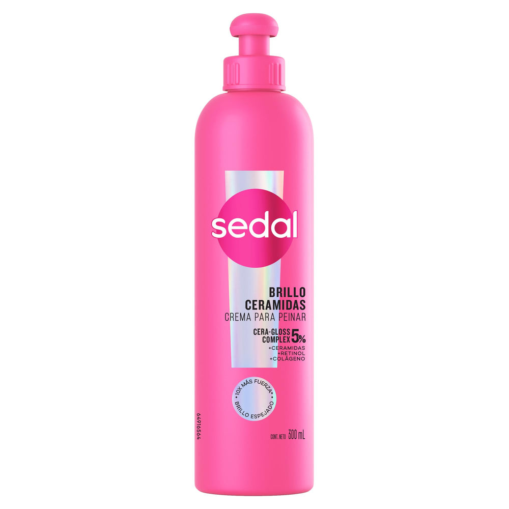 Sedal S.O.S. Ceramidas, crema de peinado 300 ml para cabello nutrido y flexible.