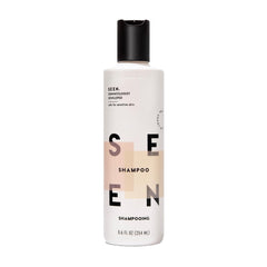 SEEN Shampoo fragante en botella, para cabello suave y sin irritación.