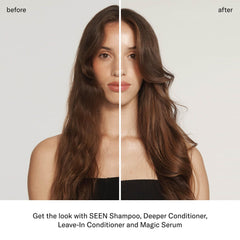 Fórmula limpia de SEEN Deeper, sin ingredientes que irriten.
