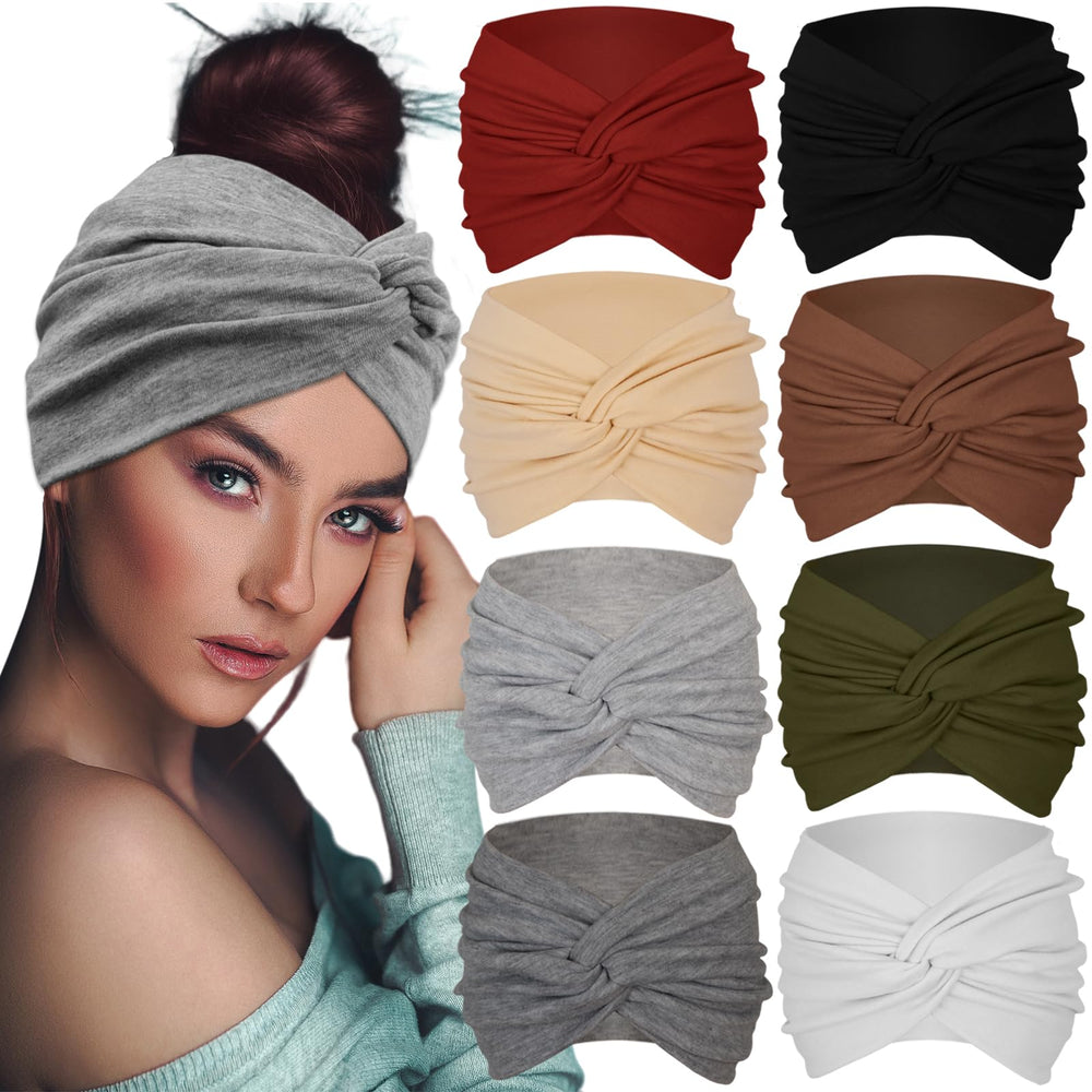 Sefiinh banda para cabello, ancho 7 pulgadas, comodidad diaria durante el uso.