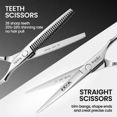 Hojas afiladas SEIMEIKEN 440C para cortes suaves y sin tirones