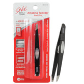SEKI EDGE SS-518 pinza-ceja con punta inclinada para un modelado preciso.