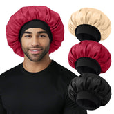 Selalu set 3 de bonetes satin: cobertura amplia para todo tipo de pelo