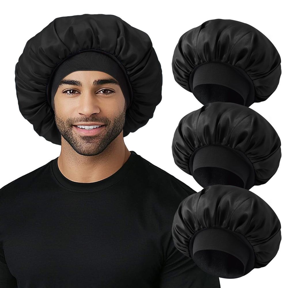 Gorro satinado Selalu para dormir, cabello suave y protegido durante la noche.