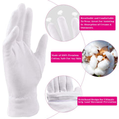 Guantes Selizo para piel sensible, textura suave y cómoda.