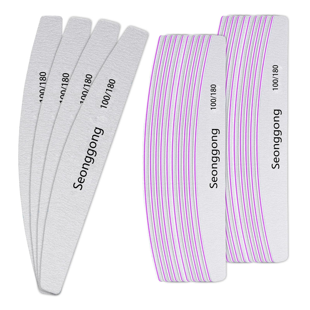 Lima Seonggong 100/180 para dar forma precisa y suave de uñas.