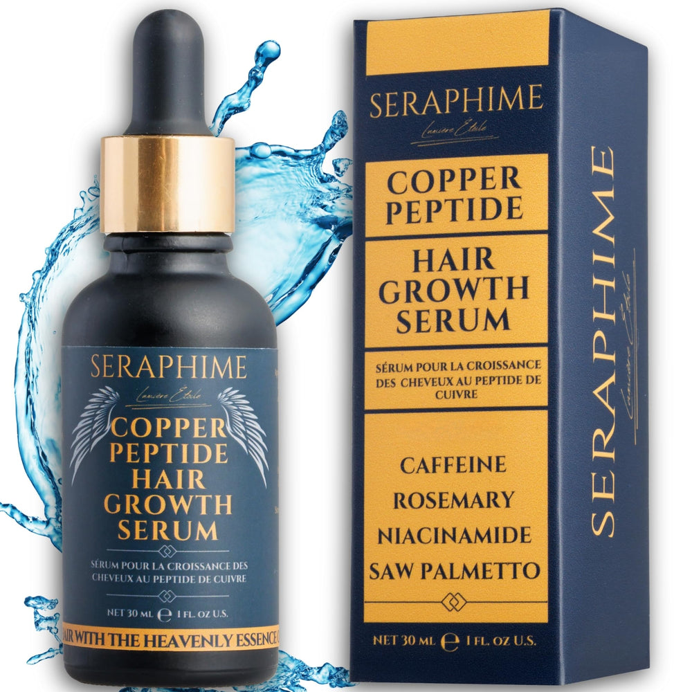 Seraphime: suero de cobre para cabello, enfocado en crecimiento y densidad