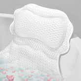 SetSail Almohada de baño ergonómica para soporte de cabeza y cuello.