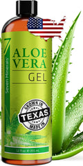 Seven Minerals Aloe Vera Gel frontal: hidratación suave para rostro y piel