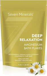 Seven Minerals sales de cloruro de magnesio para baño, relajan el cuerpo