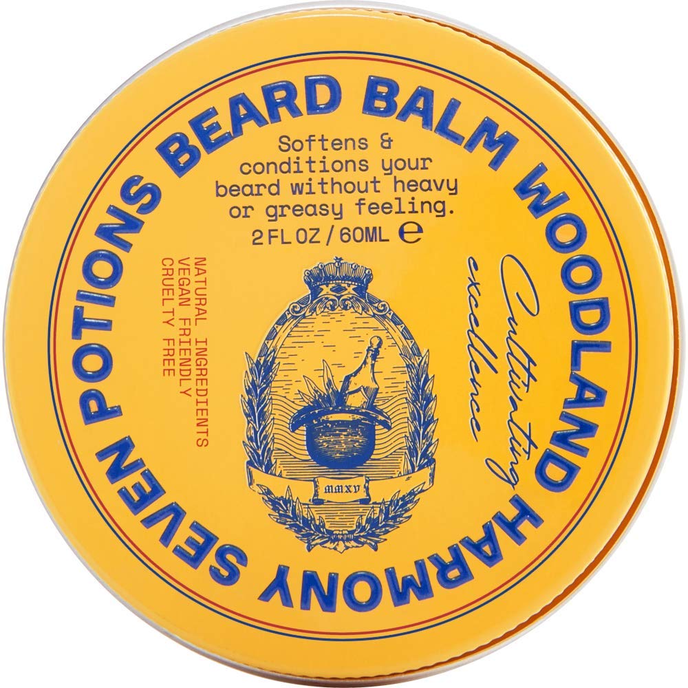 SEVEN POTIONS balsamo-barba-2oz, suaviza y nutre la barba.