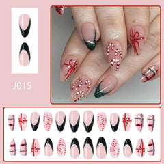 Sevgob conjunto de 24 uñas en tallas variadas para ajuste perfecto.