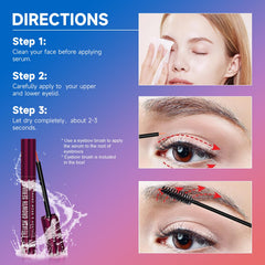 Seyoulala serum crecimiento pestañas, uso matutino para un look más definido.