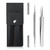 SGNEKOO herramienta de milia doble extremo en estuche, ideal para cuidado facial.