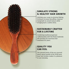 SHASH Classic Cepillo exfoliación suave del cuero cabelludo para una sensación fresca