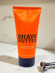 Shave Butter Pack 3, envase compacto para uso doméstico y viaje.