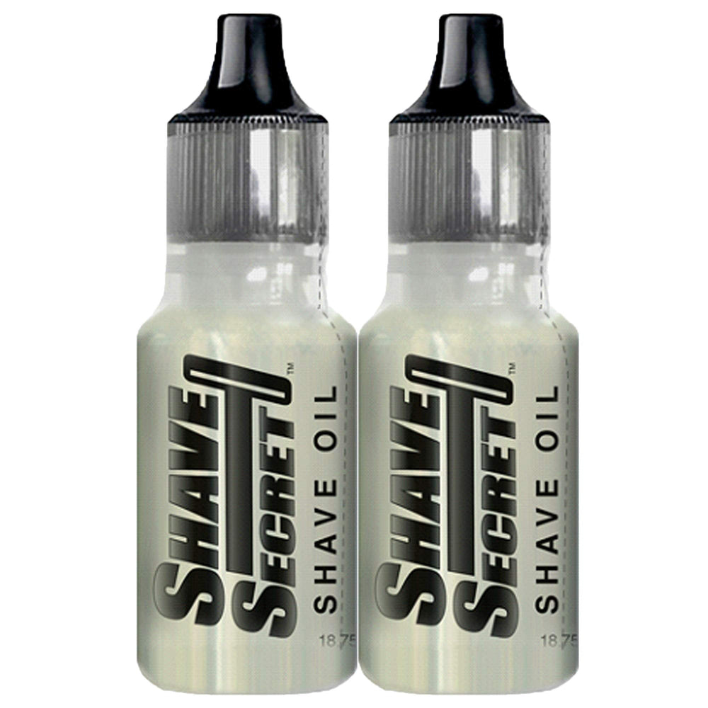 Shave Secret: pack de dos aceites para afeitar, deslizamiento suave