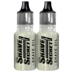 Shave Secret: pack de dos aceites para afeitar, deslizamiento suave