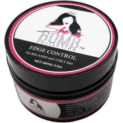 she is bomb collection, control de borde secado rápido, para un peinado duradero y pulido.