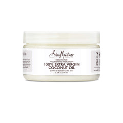 SheaMoisture Aceite de Coco Virgen Extra, frasco de 90 ml para cuidado de piel.