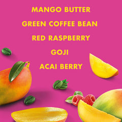 Aplicación con SheaMoisture en movimientos circulares suaviza áreas ásperas.