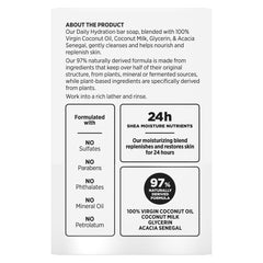 SheaMoisture barra leche coco limpia suavemente cara y cuerpo