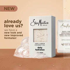 SheaMoisture barra sin sulfatos, limpieza diaria suave