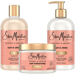 Champú SheaMoisture Coco Hibisco para rizos definidos y fragancia tropical.