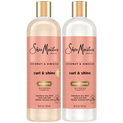 Shampoing SheaMoisture Coco Hibiscus pour boucles définies et éclat naturel