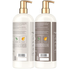 SheaMoisture Acondicionador Moisture & Smooth, botella con pomo, desenreda y suaviza desde la raíz.